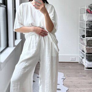 Jungmaven Vernon Oversized Tee, White